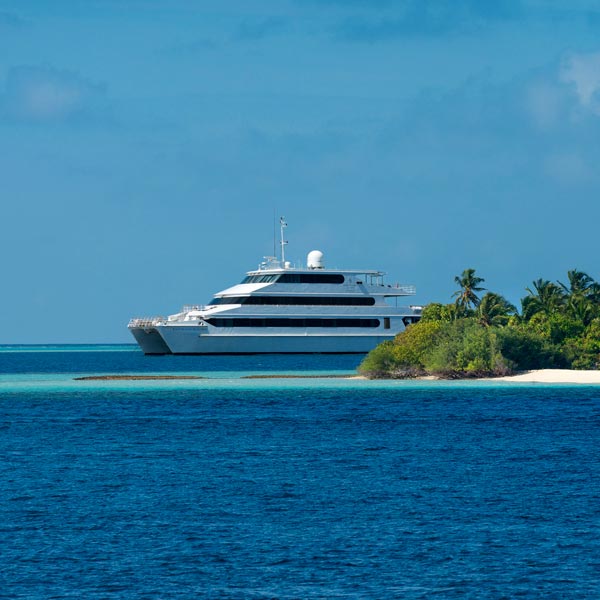 Hotels with superyachts