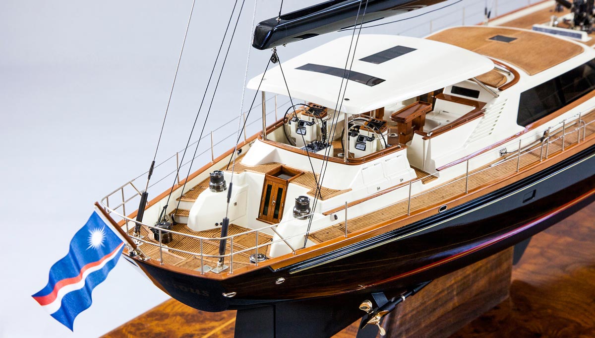 Behind the scenes with a master model yacht craftsman