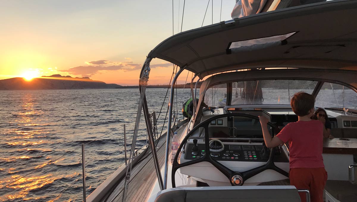 Savouring the journey on a sailing yacht